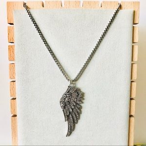 Lucky feather Angel Wing necklace